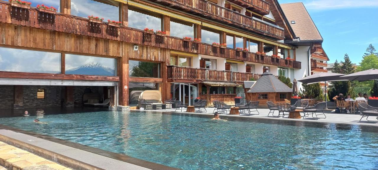Apartment 24 Hotel Etrier Pool & Spa Crans-Montana Zewnętrze zdjęcie